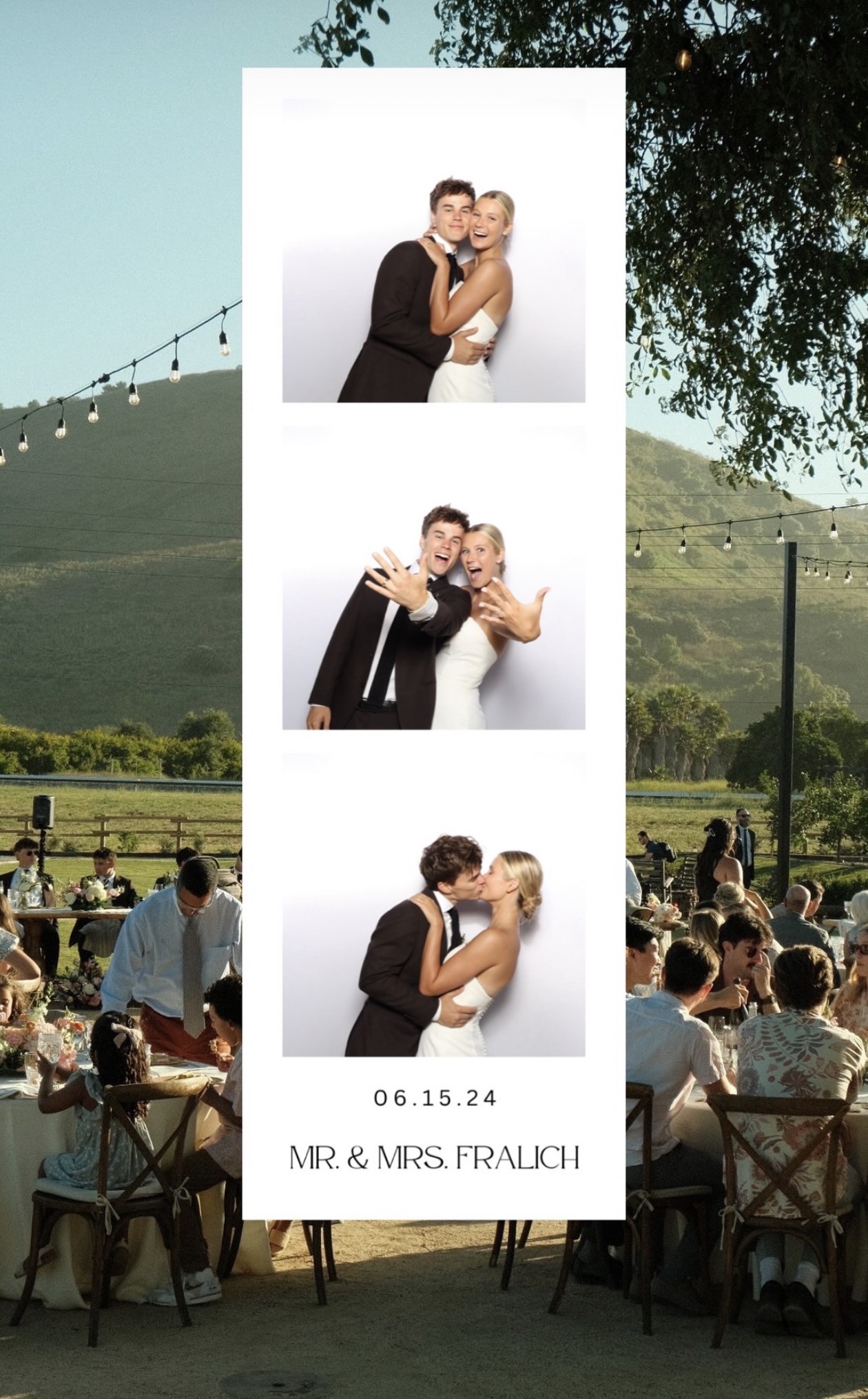 Celebration photobooth